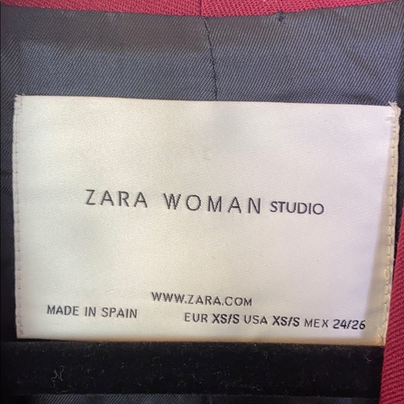 ZARA BLAZER WITH TUXEDO COLLAR NWT XS-S - Picture 10 of 16